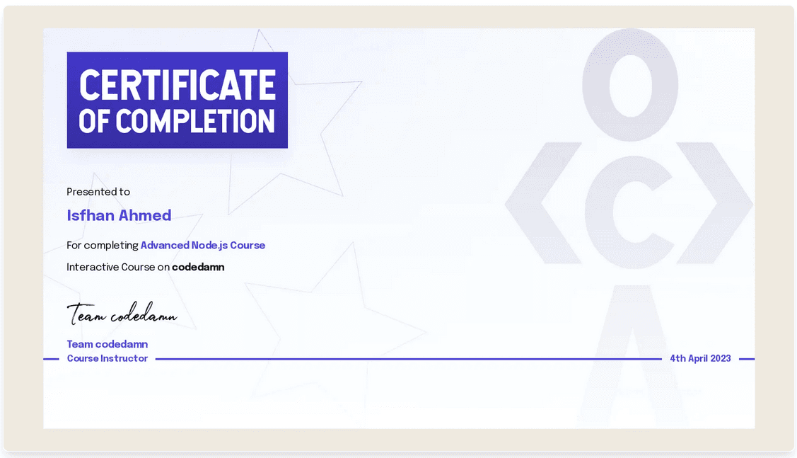 Advanced Node.js Course