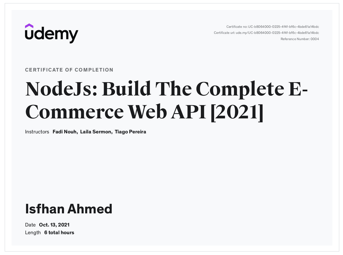 NodeJs E-Commerce Web API
