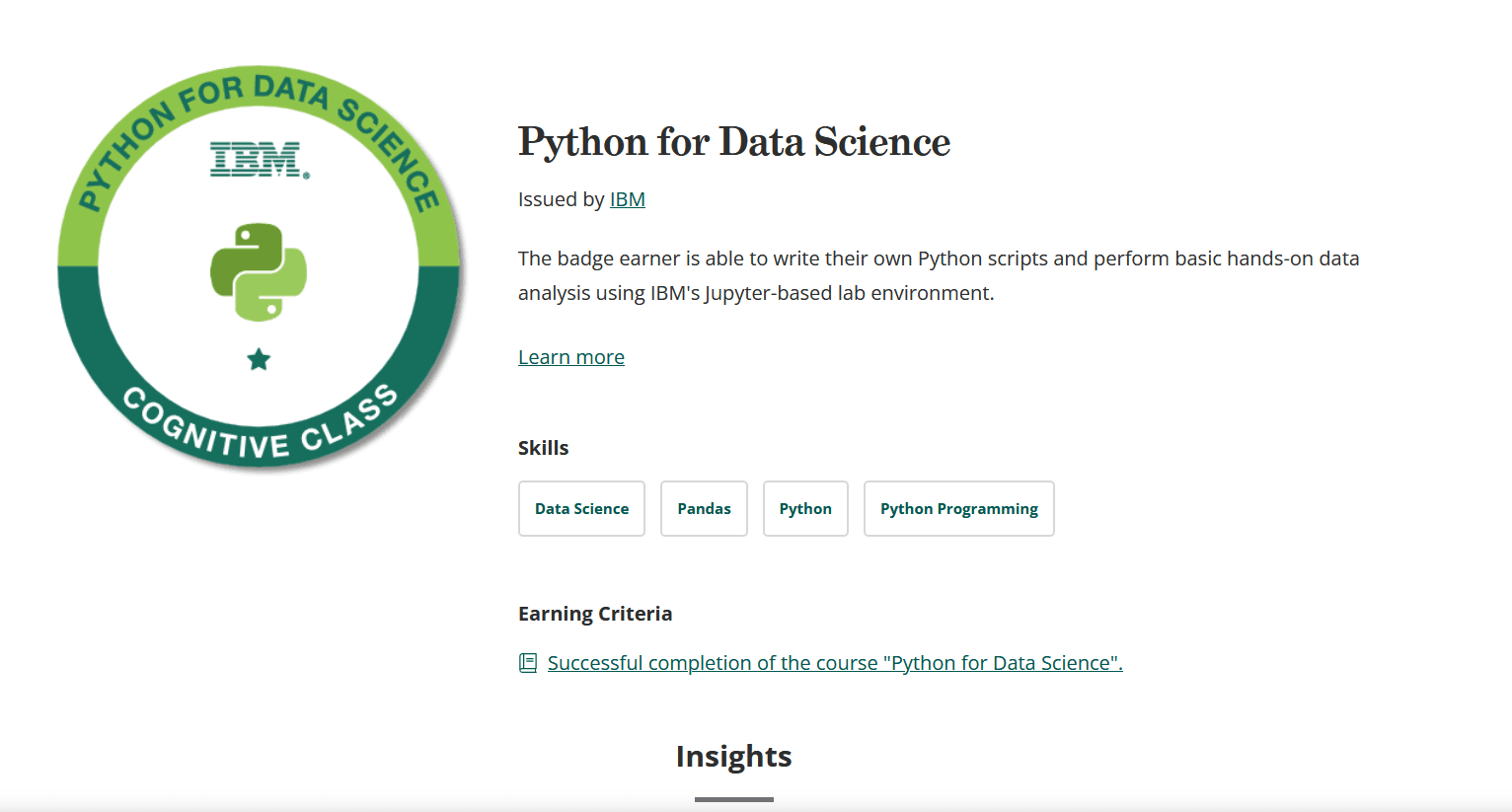 Python for Data Science