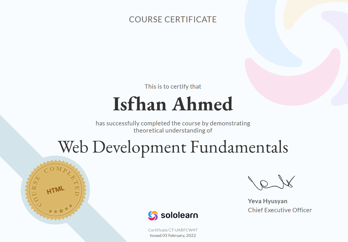 WEB DEVELOPMENT FUNDAMENTALS